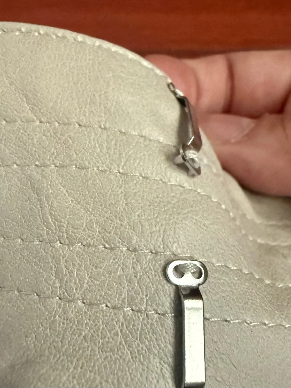High-Rise Eyelet Detail Mini Skirt — Cream